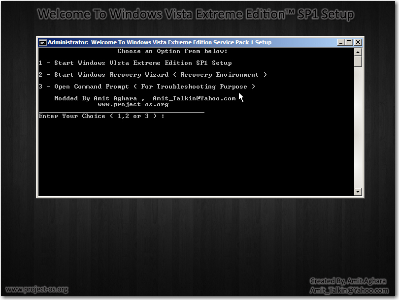 How To Install Windows Vista Extreme